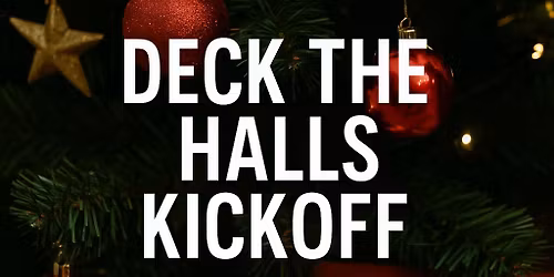 Deck the Halls Kickoff \u2013 Holiday D\u00e9cor Live