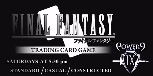 Final Fantasy TCG: Weekly Standard Tournament