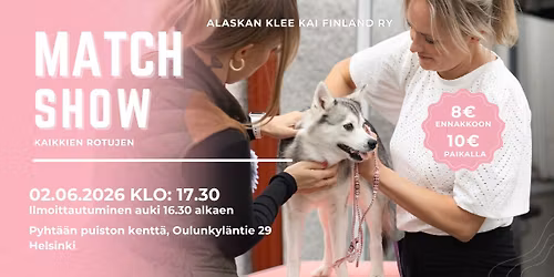 \ud83c\udfc6Alaskan Klee Kai Finland ry:n Match Show \ud83d\udc3e