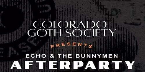 Echo & The Bunnymen  afterparty