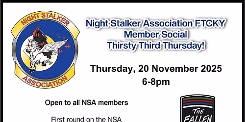 NSA Thirsty Third Thursday FTCKY