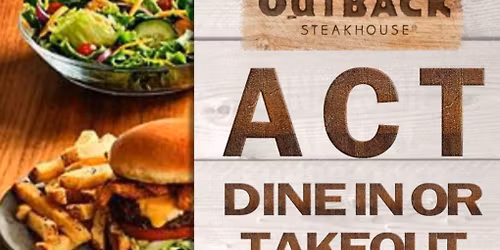 Dinner fundraiser with Outback Steakhouse 