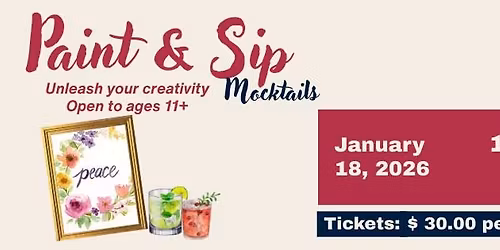 Paint & Sip Mocktails
