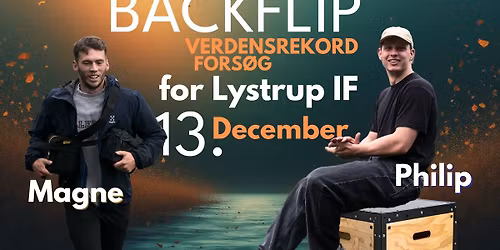 Verdensrekordfors\u00f8g Flest Backflips p\u00e5 24 Timer