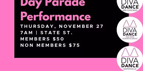 DivaDance Naperville - Thanksgiving Parade Rehearsal 2\/3