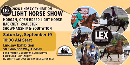 Lindsay Exhibition Light Horse Show