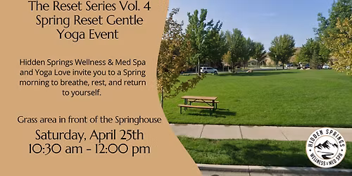 Reset Series Vol. 4: Spring Reset Gentle Yoga Event