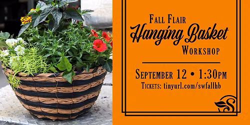 Fall Flair Hanging Basket Workshop