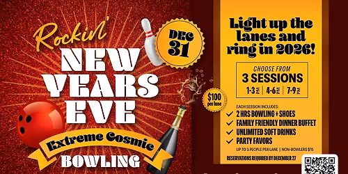 Rockin\u2019 New Year\u2019s Eve Extreme Cosmic Bowl