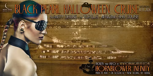 New York Halloween Party Cruise | Black Pearl Yacht Party