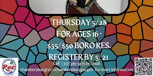 May Stained Glass Workshop- Fox