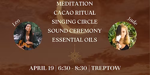 NEW MOON CEREMONY WITH CACAO RITUAL, SINGING,  SOUND & ESSENTIAL OILS