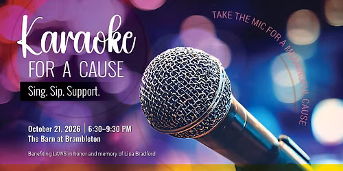 Karaoke For A Cause: Sing, Sip, Support
