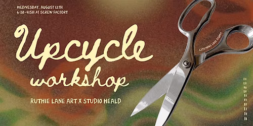 Clothing Upcycle Workshop with Ruthie Lane Art x Studio Heald