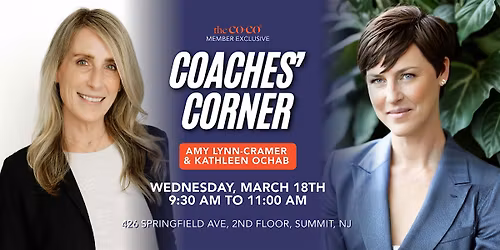 Co-Co Member Exclusive: The Coaches' Corner