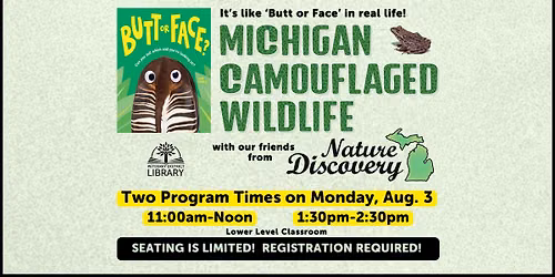 Butt or Face with Nature Discovery