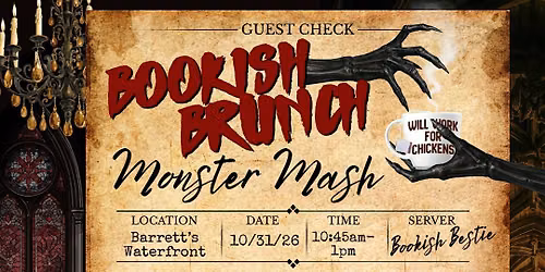 BOOKISH BRUNCH - Monster Mash! HALLOWEEN!