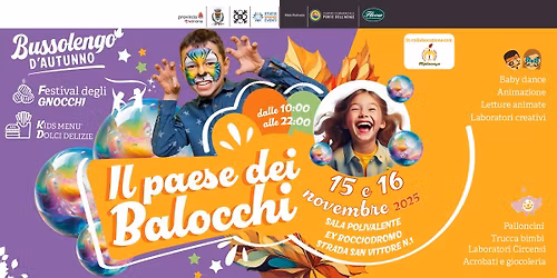 PAESE DEI BALOCCHI | 15 e 16 Novembre