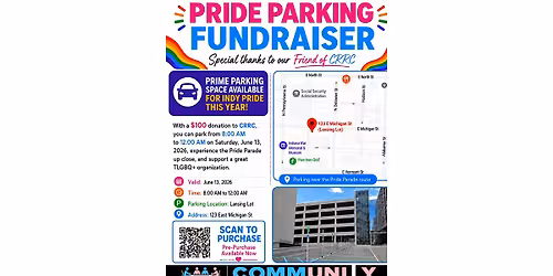 CRRC Pride Parking Fundraiser