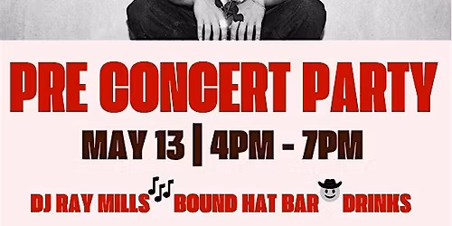 Bruno Mars Pre-Concert Party with DJ Ray and Bound Hat Bar