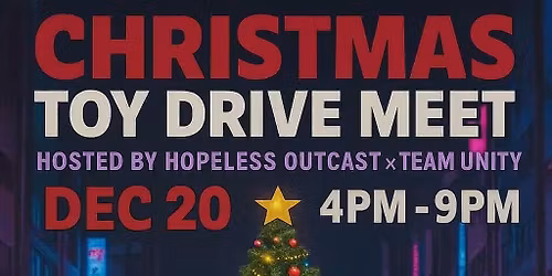 Christmas for kids car meet