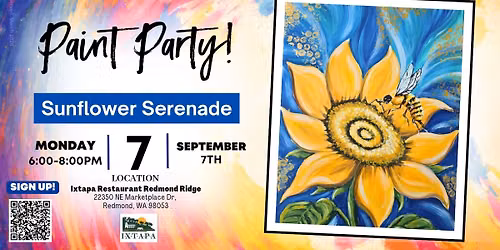 Sunflower Serenade Paint Party