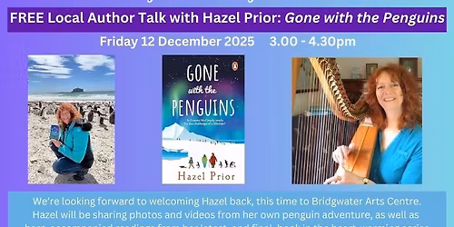 Local Author Talk with Hazel Prior: Gone with the Penguins