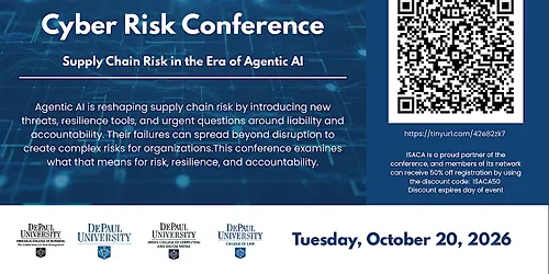 DePauls Cyber Risk Supply Chain Risk in the Age of Agentic AI Conference