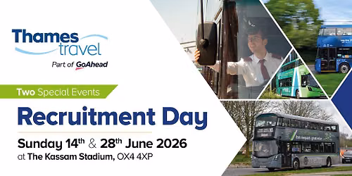 Bus Driver Recruitment Day -  14th June 2026