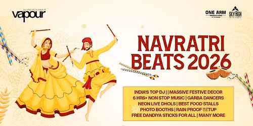 Sarjapurs Biggest Dandiya at Vapour Terrace