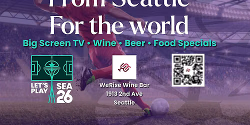 World Cup Watch Parties  Teams TBD 2pm & 6pm