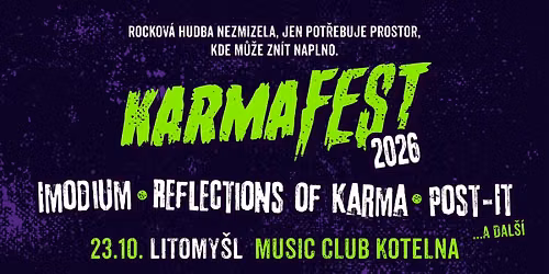 KarmaFest '26 (Mini) \u2013 Litomy\u0161l, Music Club Kotelna