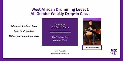 West African Level 1 (drop-in class)
