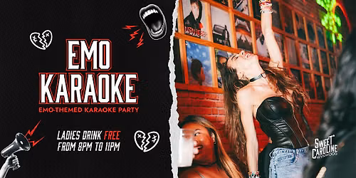Emo Karaoke (Ladies Drink Free) at Sweet Caroline Wynwood!