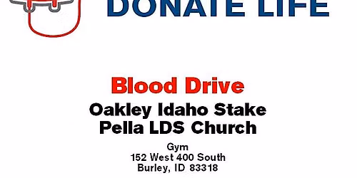 Oakley Stake \/ Red Cross Blood Drive