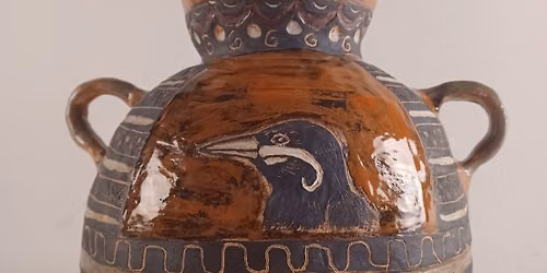 Sgraffito Vase Ceramics