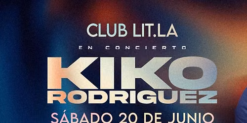 KIKO RODRIGUEZ EN CONCIERTO