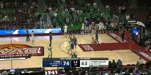 California Baptist Lancers at Utah Valley Wolverines Mens Basketball