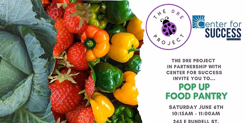 FREE FRESH FOOD PANTRY hosted by The DRE Project