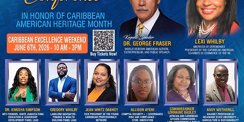 The 2026 Young Caribbean Professionals Conference - Keynote: Dr. George Fraser!