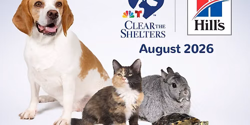 Clear the Shelters Adoption Event (All Month Long)