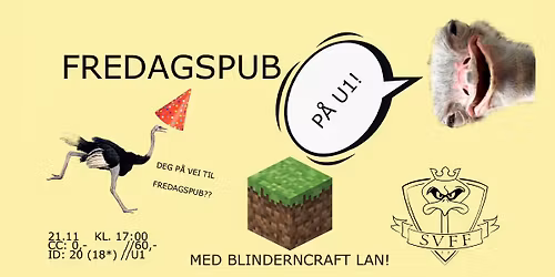 Fredagspub with Blinderncraft LAN \/\/  Pub on a Friday with Blinderncraft LAN