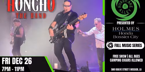 Hurricane Alley LIVE Presents: HONCHO
