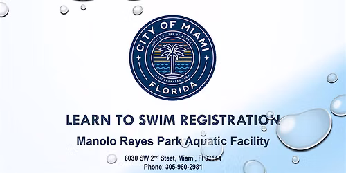 Manolo Reyes Park Pool - Adult Swim Class Monday\/Wednesday (6:00-6:45PM)