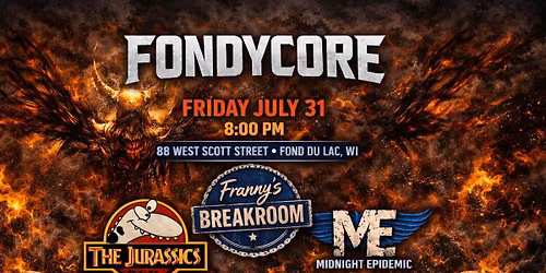 The Breakroom Presents Rictus Grin, Midnight Epidemic and The Jurassics 