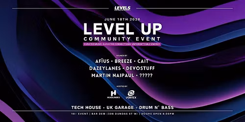 Level Up @ Bar Dem | June 18th 2026