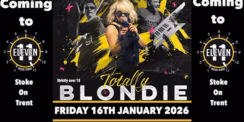 Totally Blondie live at Eleven Stoke
