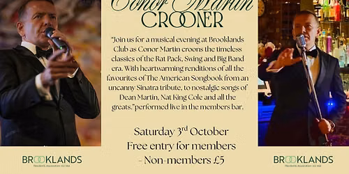 Conor Martin Crooner a night to remember!! 