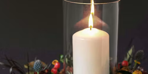 Thanksgiving Floral Candlewreath