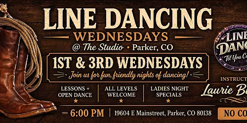 Wednesday Night Line Dancing \ud83d\udc83 | The Studio Parker
